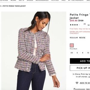 Ann Taylor Petite Woven Jacket